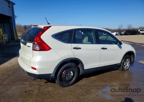 2015 Honda Cr-V Lx из США, поврежденный, VIN 5J6RM4H3XFL014698